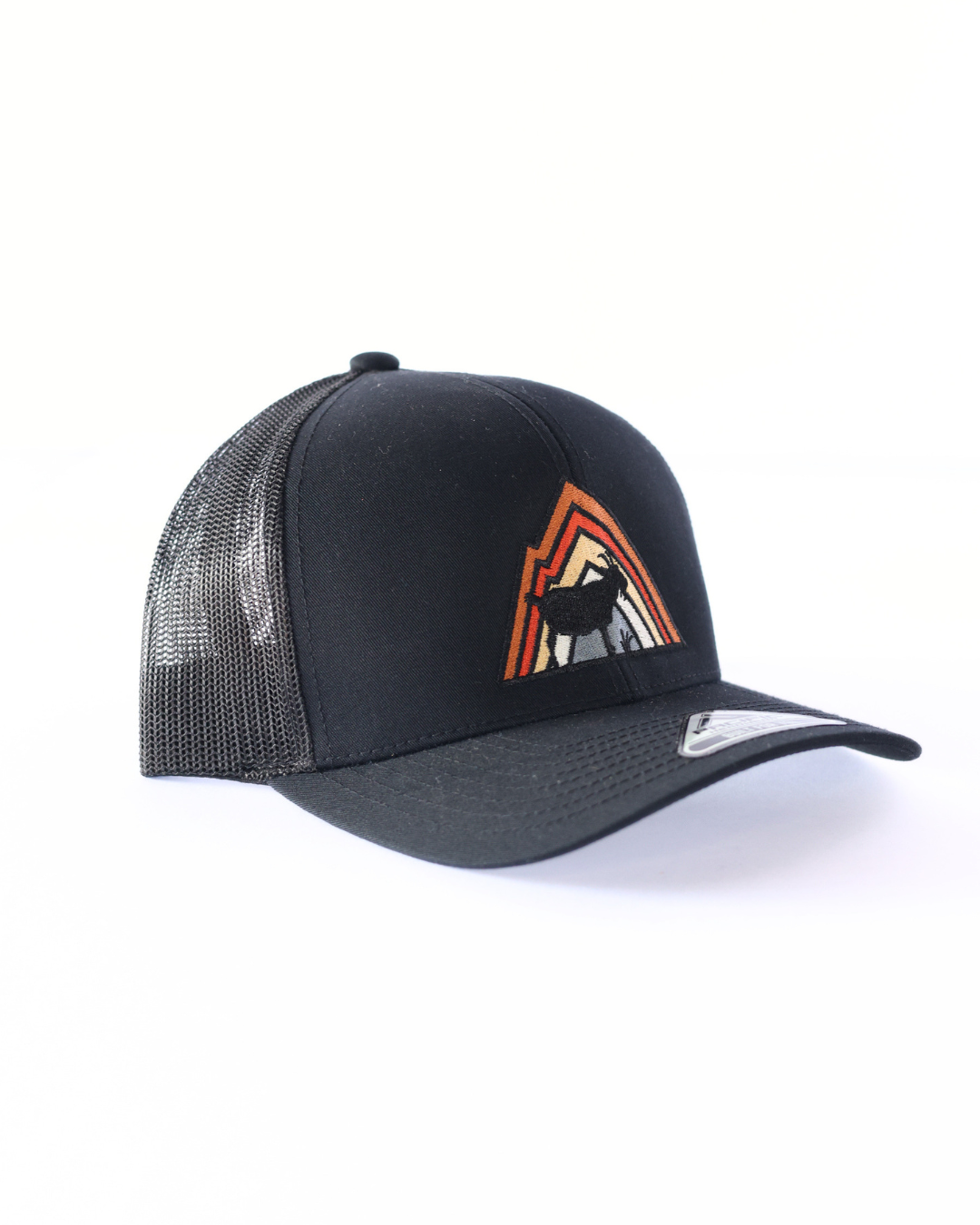 Mountain Goat Premium Trucker Hat - Black