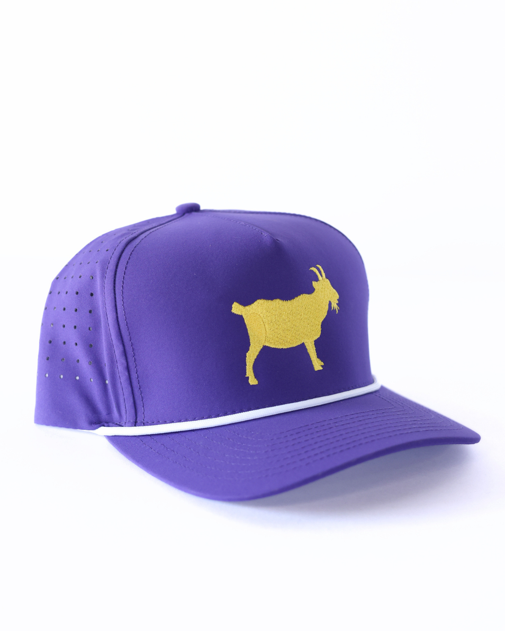 G.0.A.T. Performance Rope Snapback - Purple & Gold