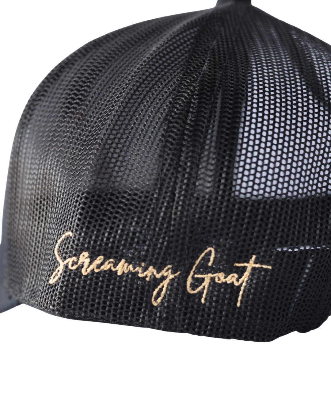 Mountain Goat Premium Trucker Hat - Black
