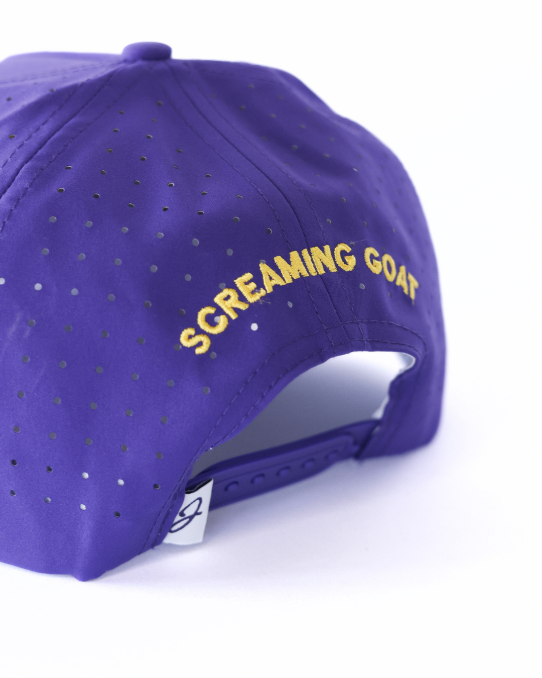 G.0.A.T. Performance Rope Snapback - Purple & Gold