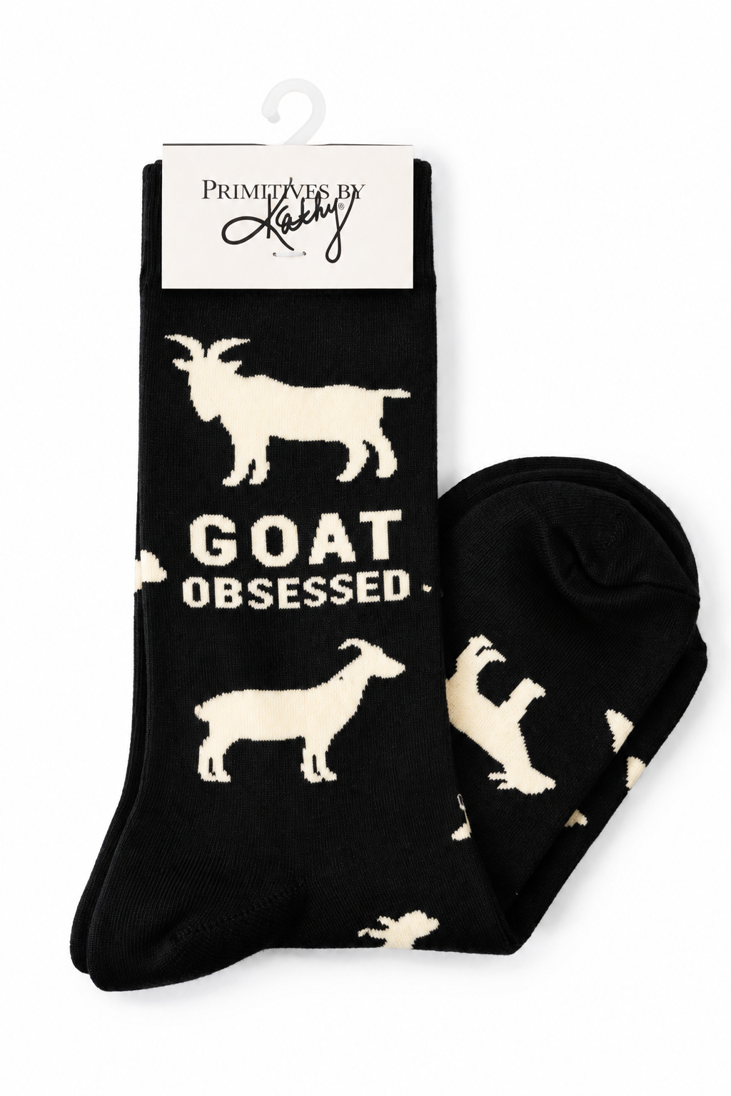"Goat Obsessed" Goat Crew Socks
