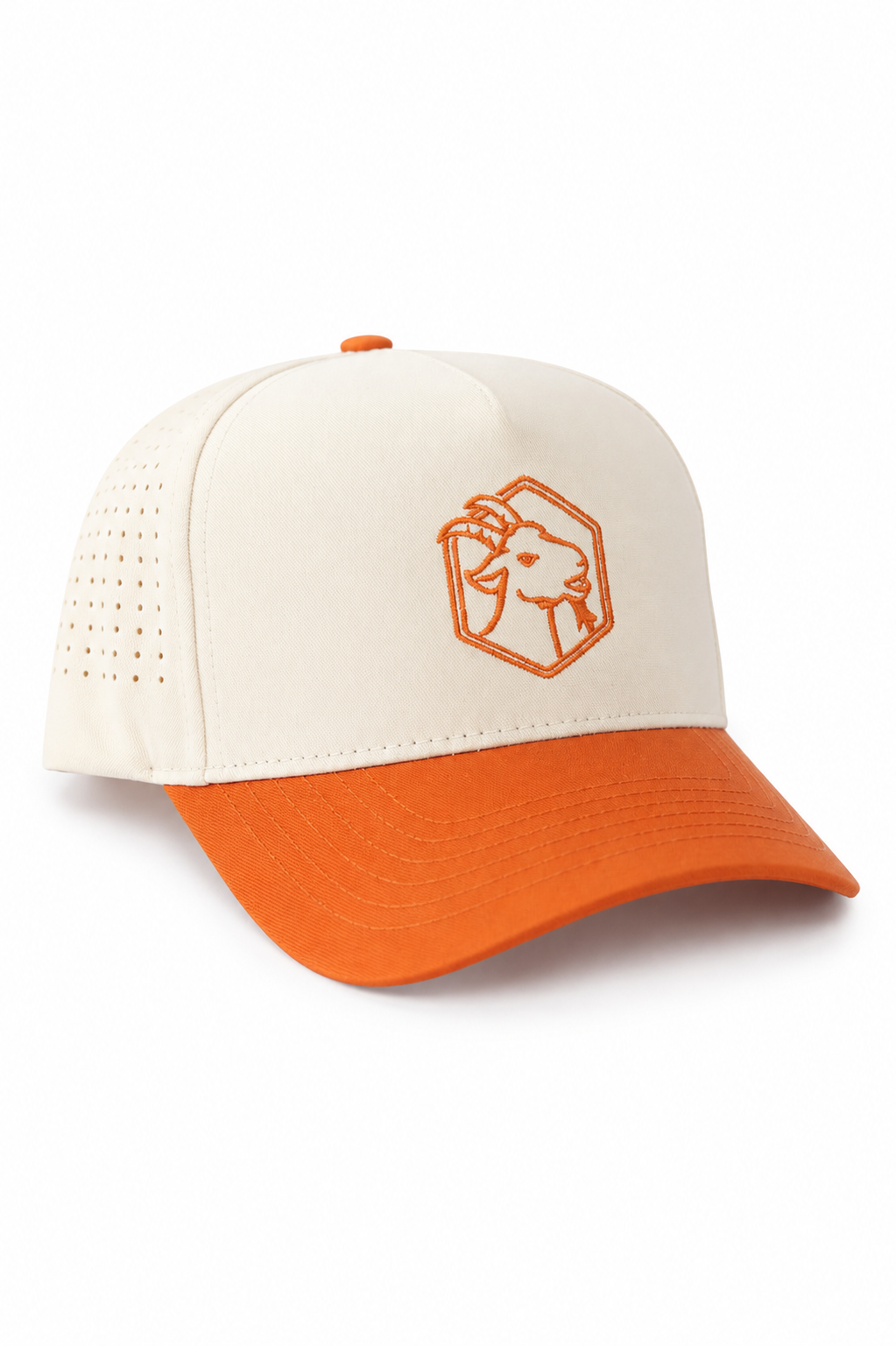 Orange & Cream Goat Logo Fairway