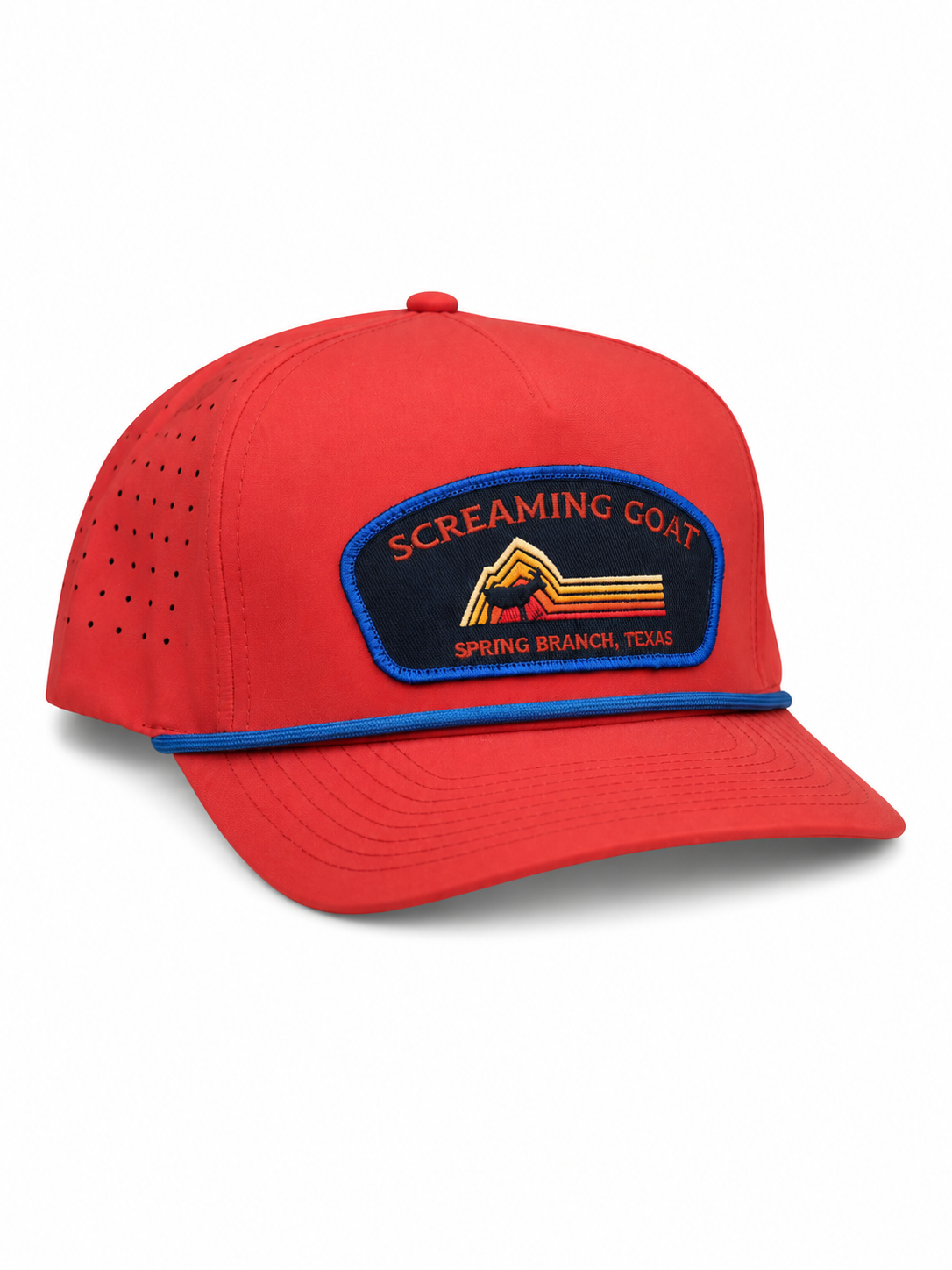 Screaming Goat Retro Patch Performance Rope Snapback