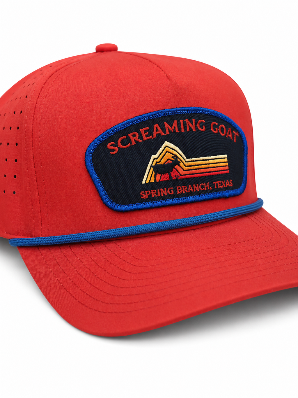 Screaming Goat Retro Patch Performance Rope Snapback