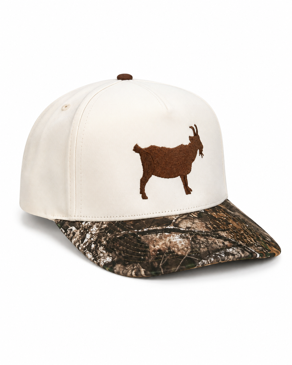 G.O.A.T. Signature Baseball Cap - Camo & Brown