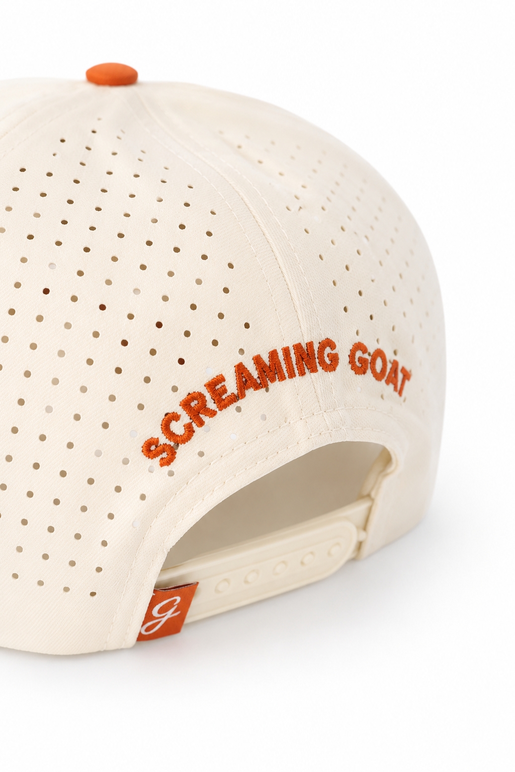 Orange & Cream Goat Logo Fairway