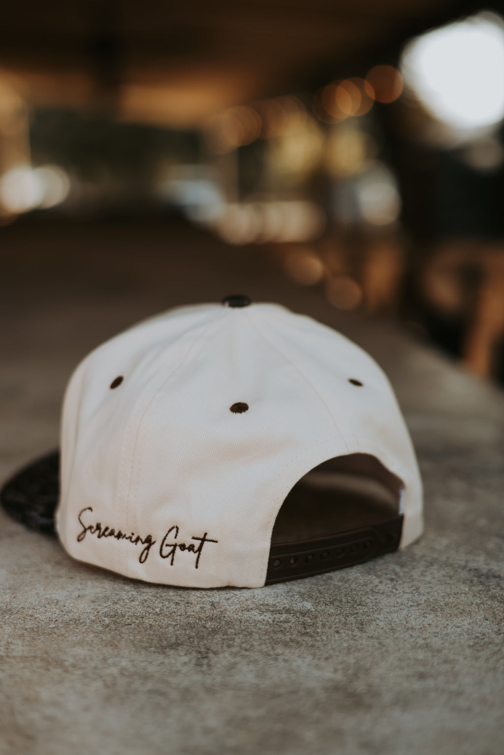 G.O.A.T. Signature Baseball Cap - Camo & Brown